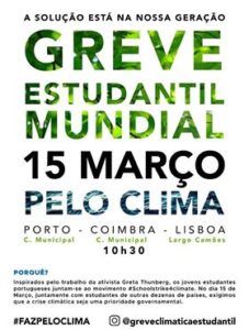 53258165_791400901223048_4777031938516975616_n-227x300 Alunos manifestam-se através da Greve Global pelo Clima