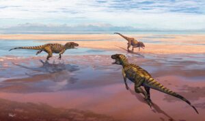 IMAGEM-Reconstituição-paleogeográfica-há-156-milhões-de-anos-scaled-1-300x177 Novos dados sobre pegadas de dinossauros carnívoros do Jurássico no Cabo Mondego