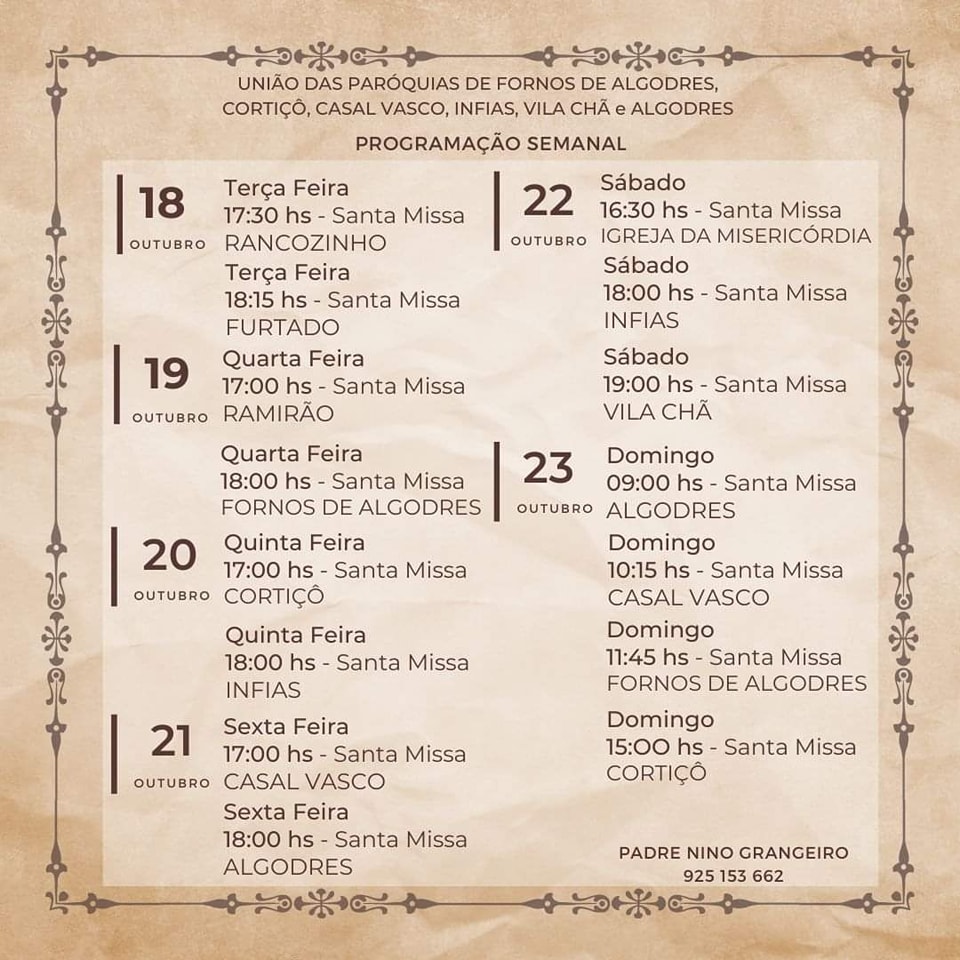 311455303_630574268436481_5520794791092345934_n Avisos e Liturgia do XXIX Domingo  do TEMPO COMUM – ano C