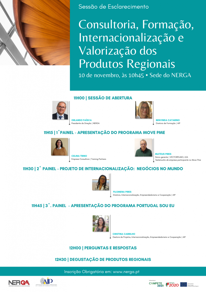 Sessao-NERGA-AIP-10-novembro-2022-724x1024 Nerga acolhe Sessão de Esclarecimento “Consultoria, Formação, internacionalização e valorização de produtos regionais”