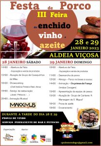 323097789_742575890339145_1670228775797632679_n-208x300 III edição da "Festa de Porco - Feira do enchido, vinho e azeite"em Aldeia Viçosa
